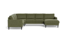 Stamford 2543 hjørnesofa med chaiselong - Fusion stof - Army - Højrevendt
