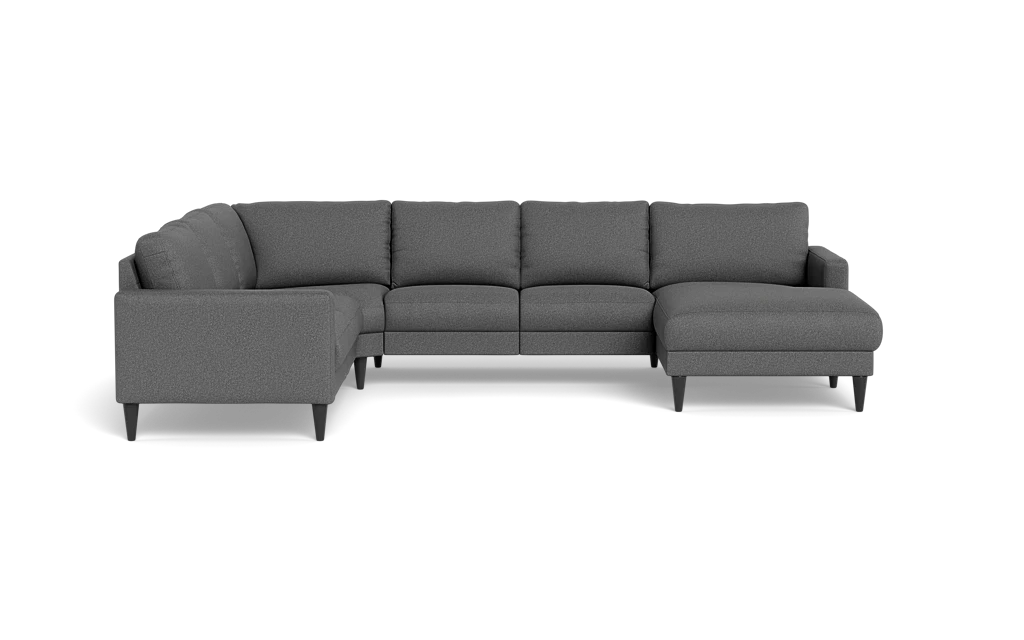 Stamford 2543 hjørnesofa med chaiselong - Idaho stof - Antracite - Højrevendt