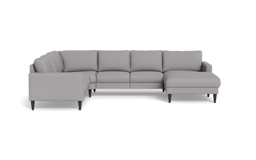Stamford 2543 hjørnesofa med chaiselong - Idaho stof - Steel - Højrevendt