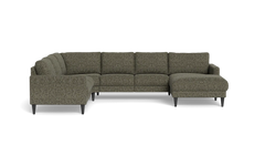 Stamford 2543 hjørnesofa med chaiselong - Chronotex stof - Brown - Højrevendt