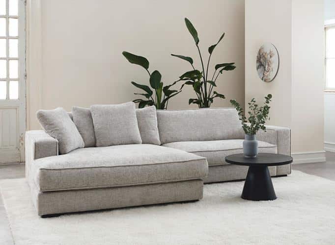 Cloud Maxi sofa med chaiselong & kombiryg- Enjoyme