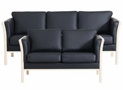 Larvik 3+2 pers. sofa i læder