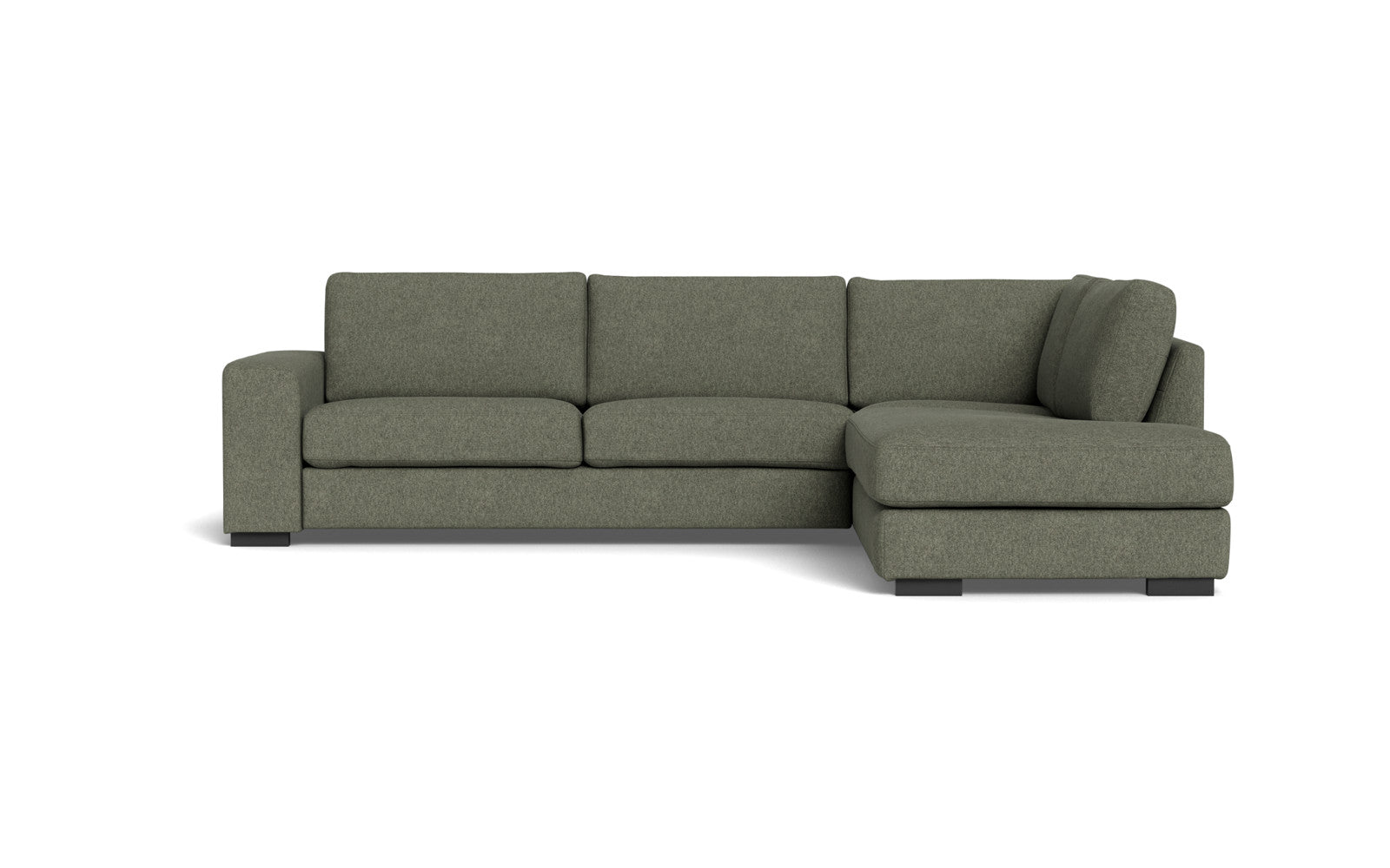 Malmø sofa med open end - Alis - Irma stof - 1614 turtel, Højrevendt