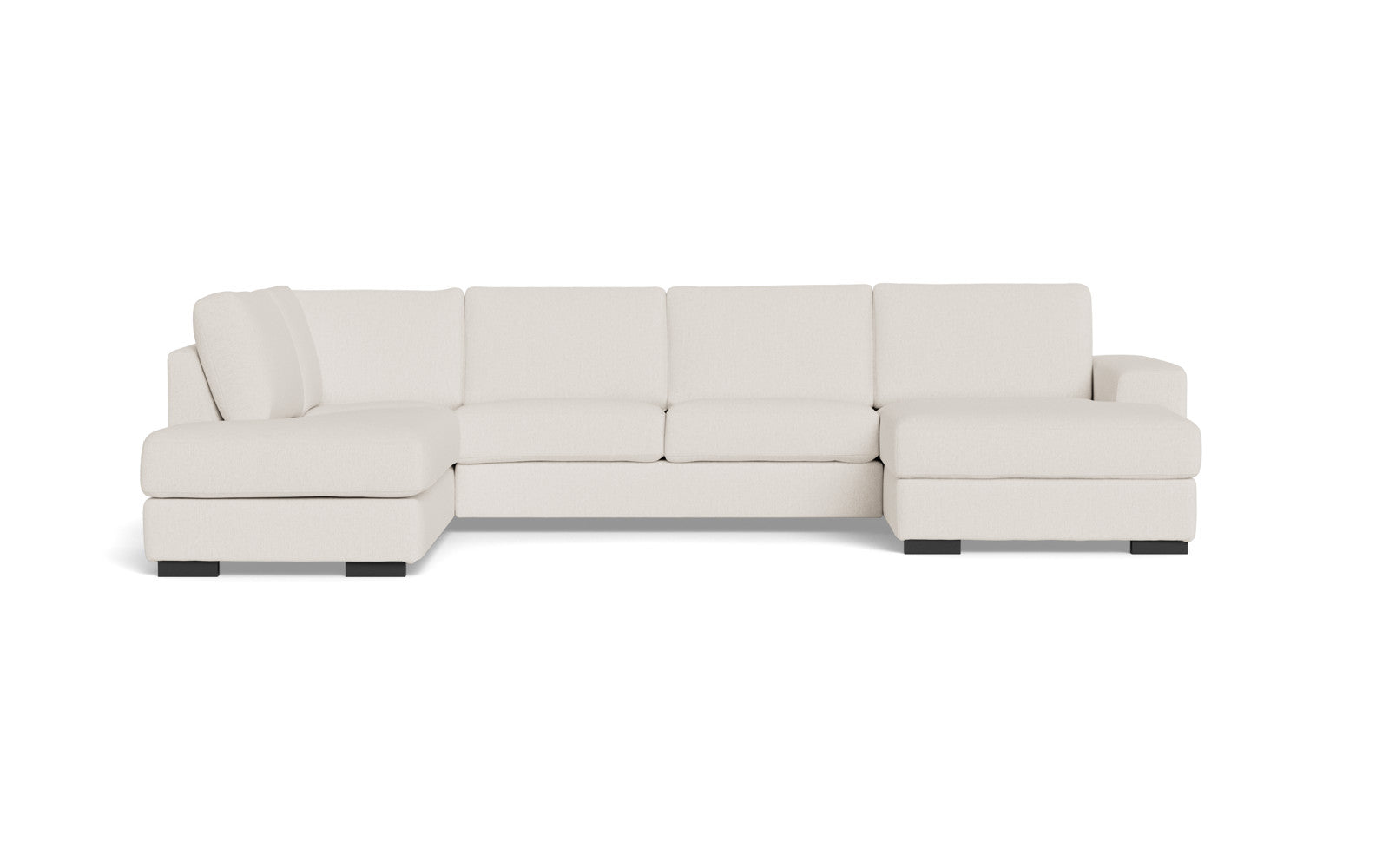 Malmø sofa med chaiselong og open end - Alis (S) - Mito stof - 4299 pearl, Venstrevendt
