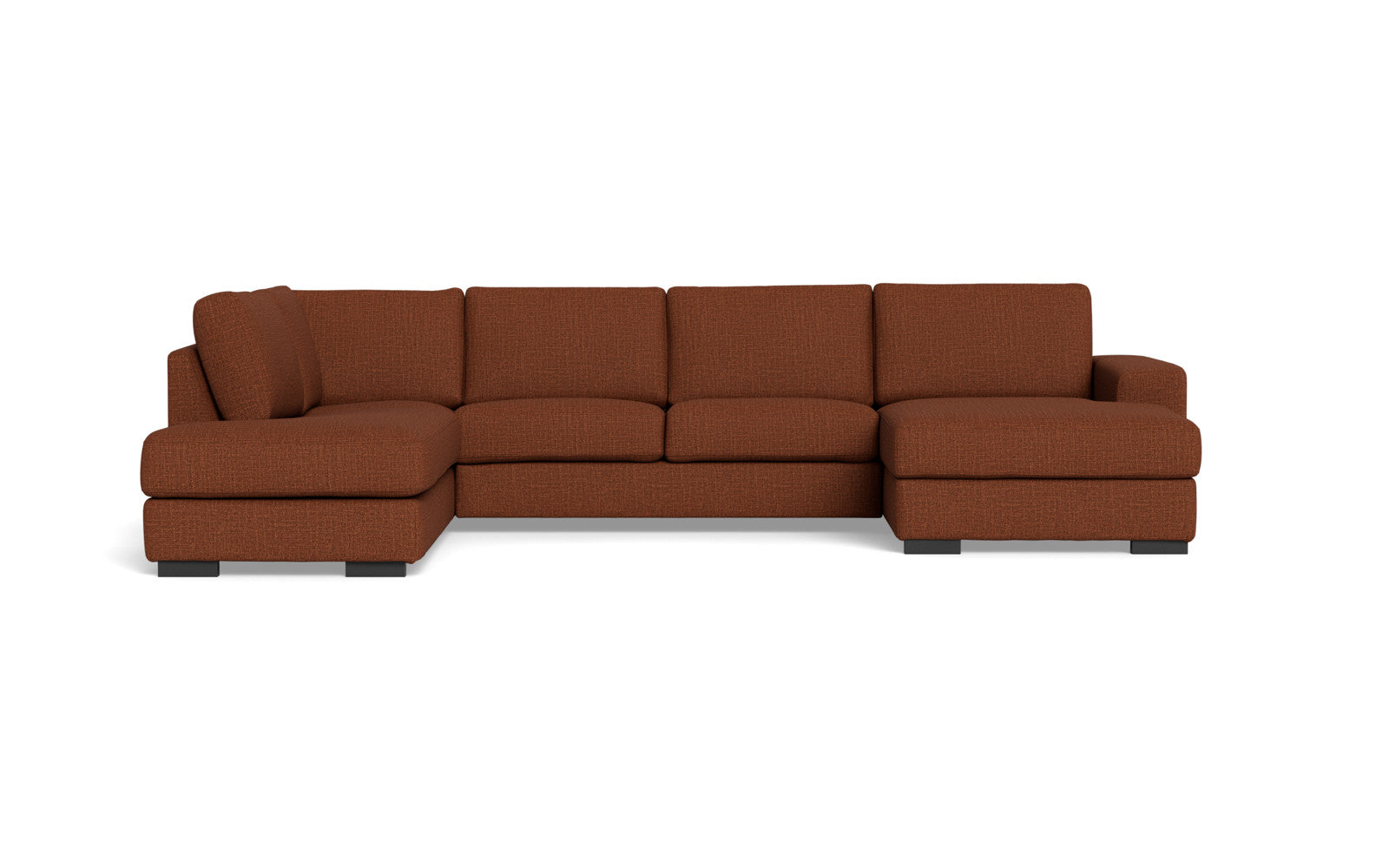 Malmø sofa med chaiselong og open end - Alis (L) - Melbourne stof - Copper 4175, Venstrevendt