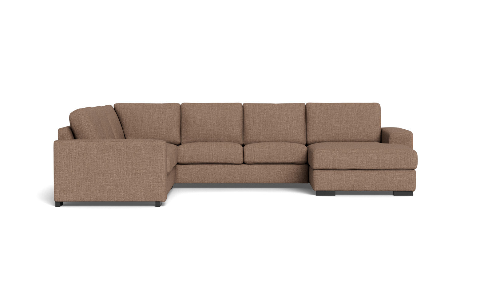 Malmø hjørnesofa og chaiselong - Alis - Melbourne stof - Latte 4179, Venstrevendt