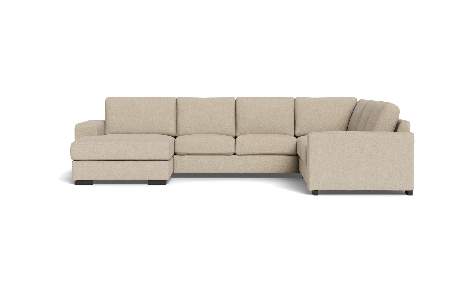 Malmø hjørnesofa og chaiselong - Alis - Irma stof - 1612 linen, Højrevendt