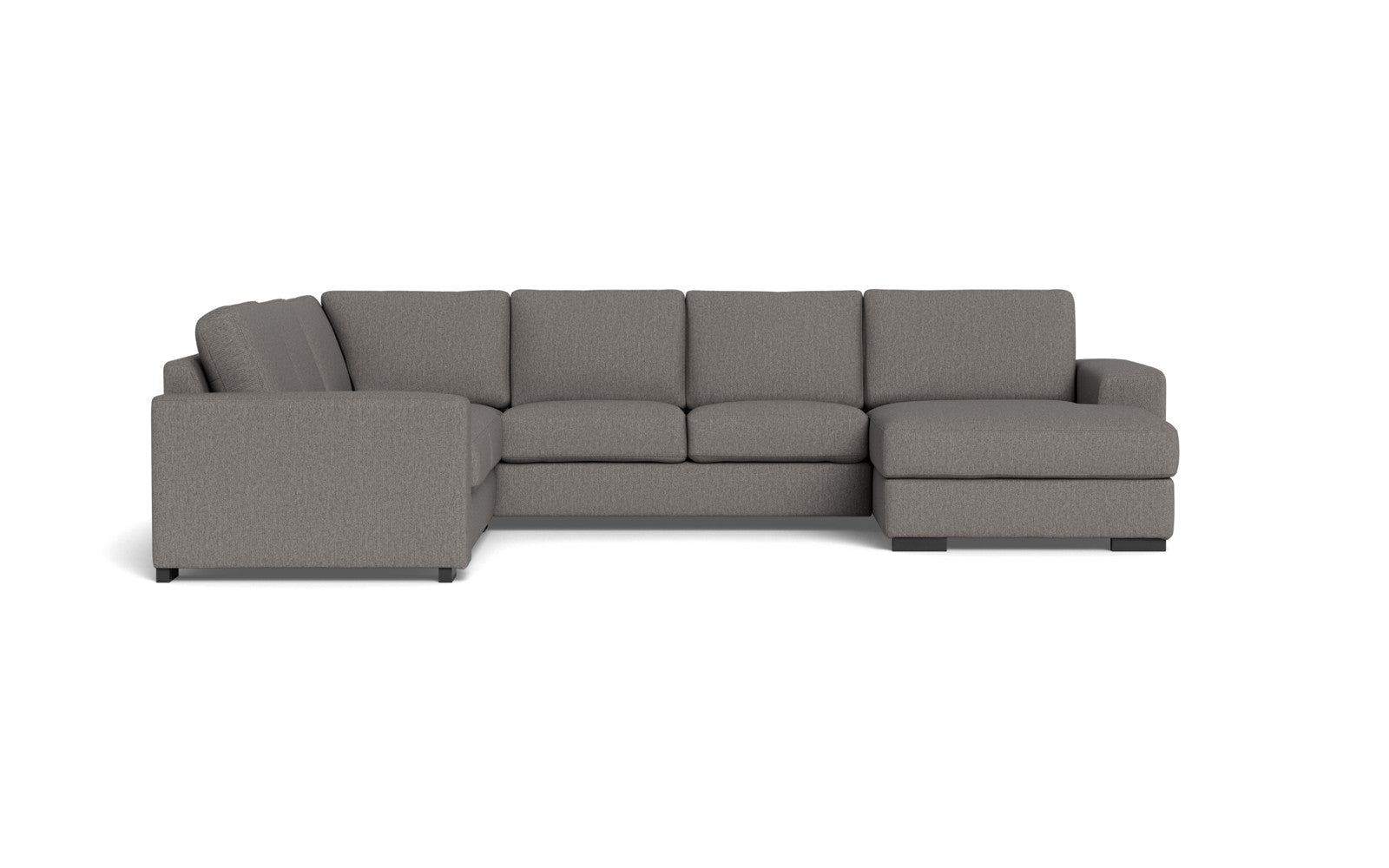 Malmø hjørnesofa og chaiselong - Alis - Mito stof - 4295 anthracite, Venstrevendt