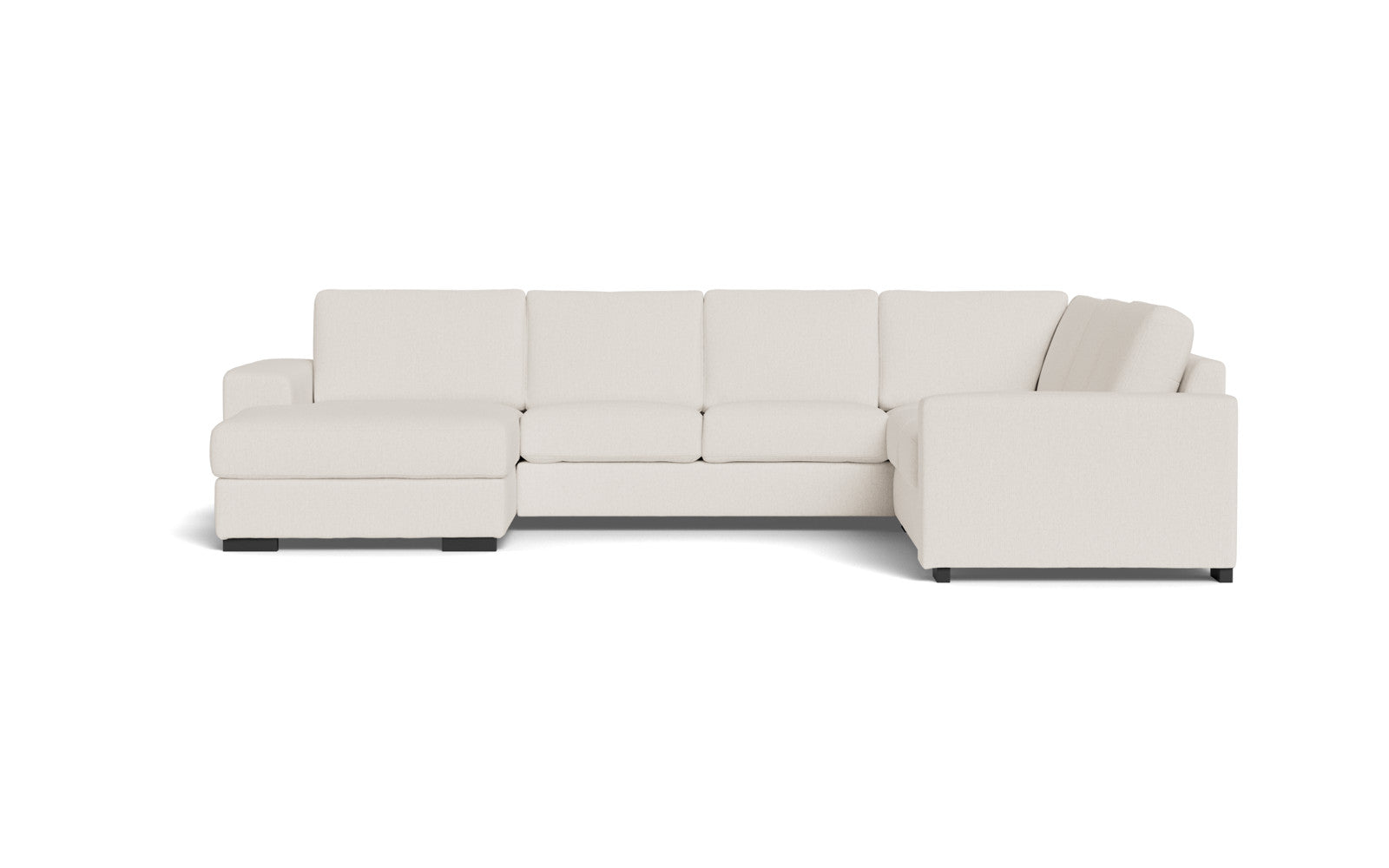 Malmø hjørnesofa og chaiselong - Alis - Mito stof - 4299 pearl, Højrevendt