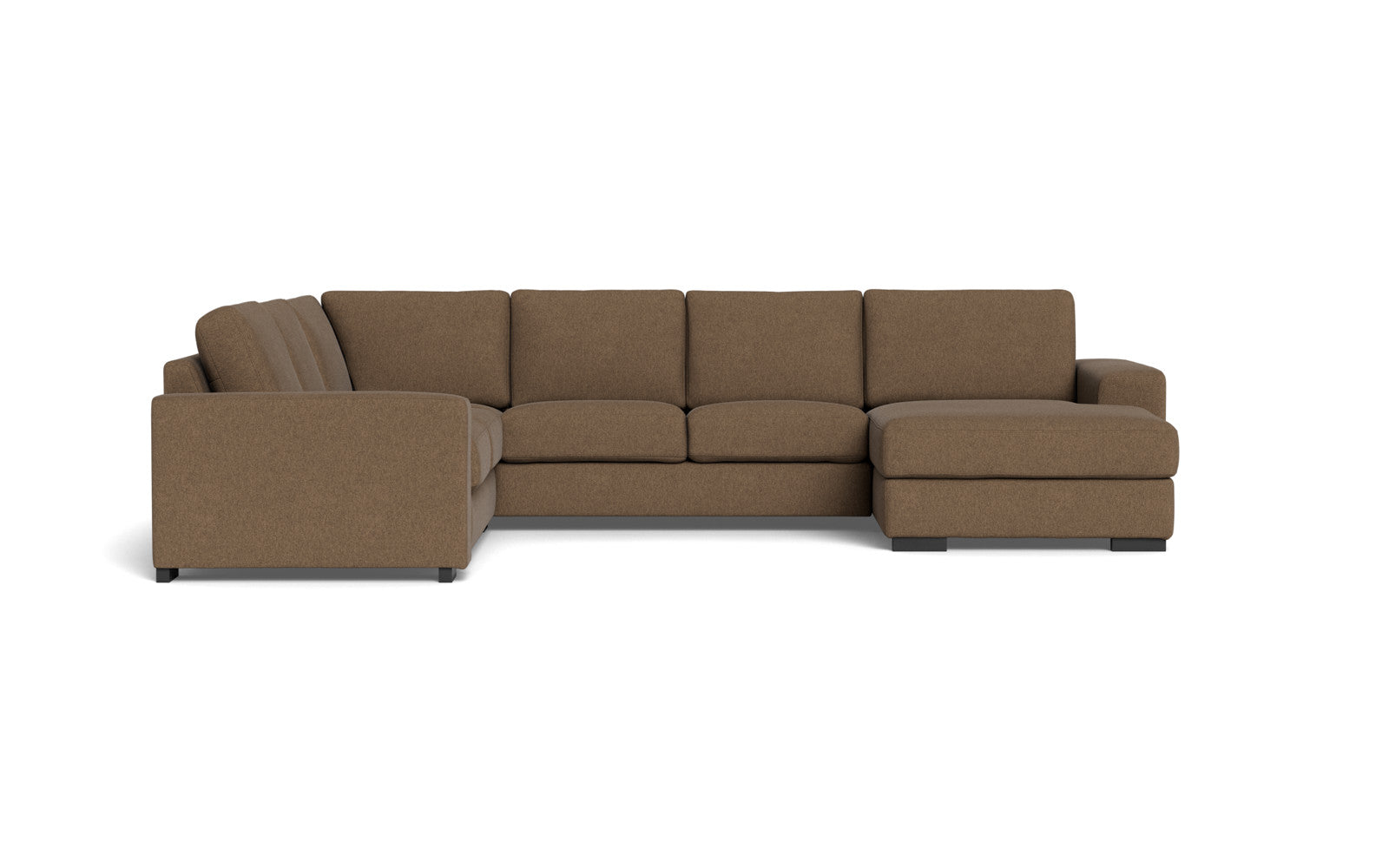 Malmø hjørnesofa og chaiselong - Alis - Irma stof - 1613 espresso, Venstrevendt