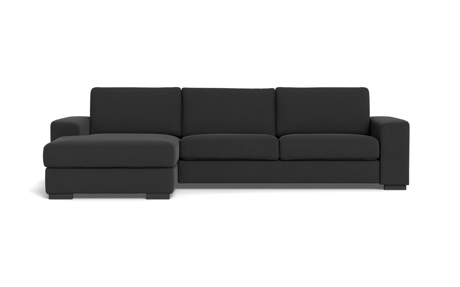 Malmø sofa med chaiselong - Alis (L) - Jump fløjl - Anthracite, Venstrevendt