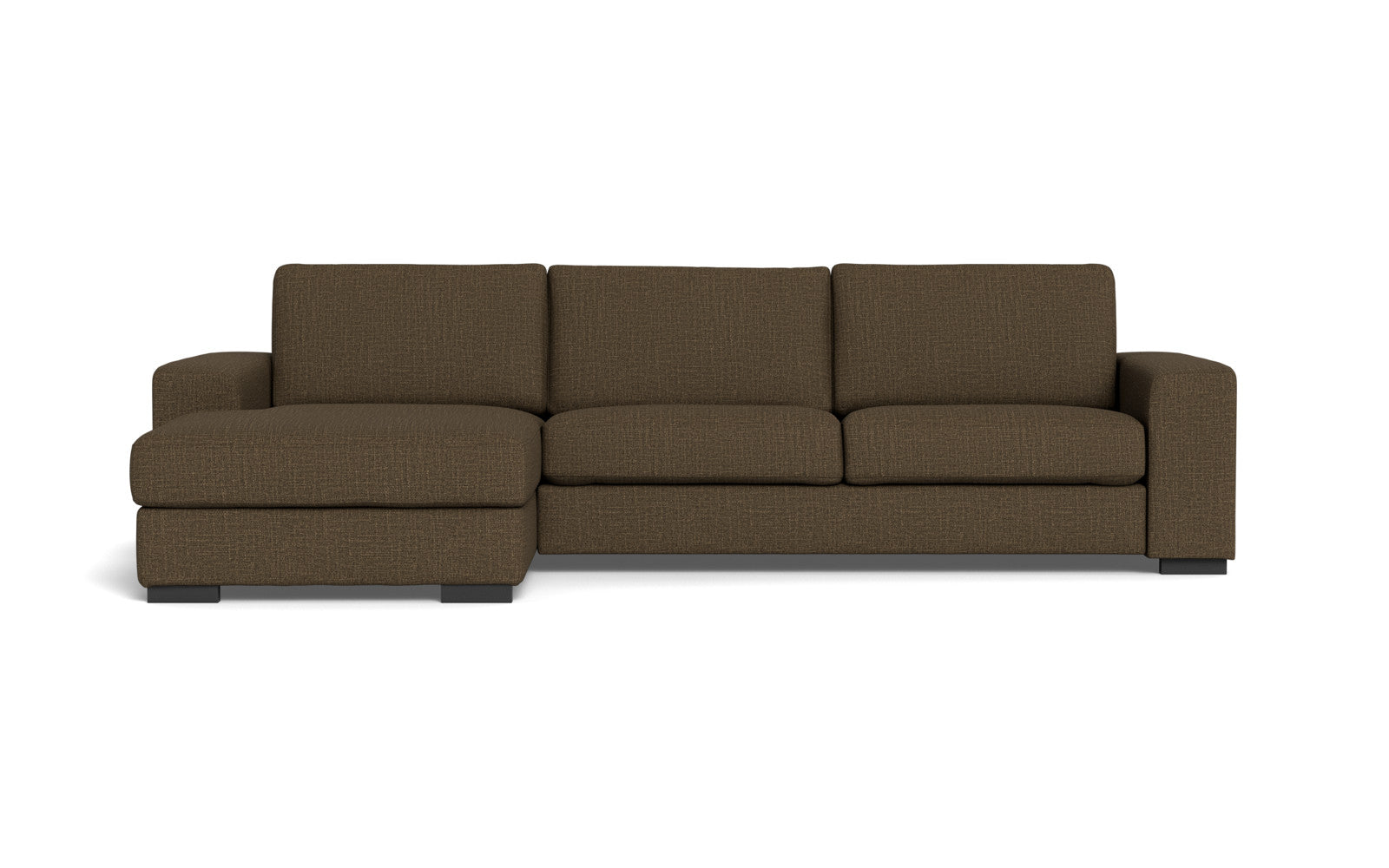 Malmø sofa med chaiselong - Alis (L) - Melbourne stof - Olive 4176, Venstrevendt