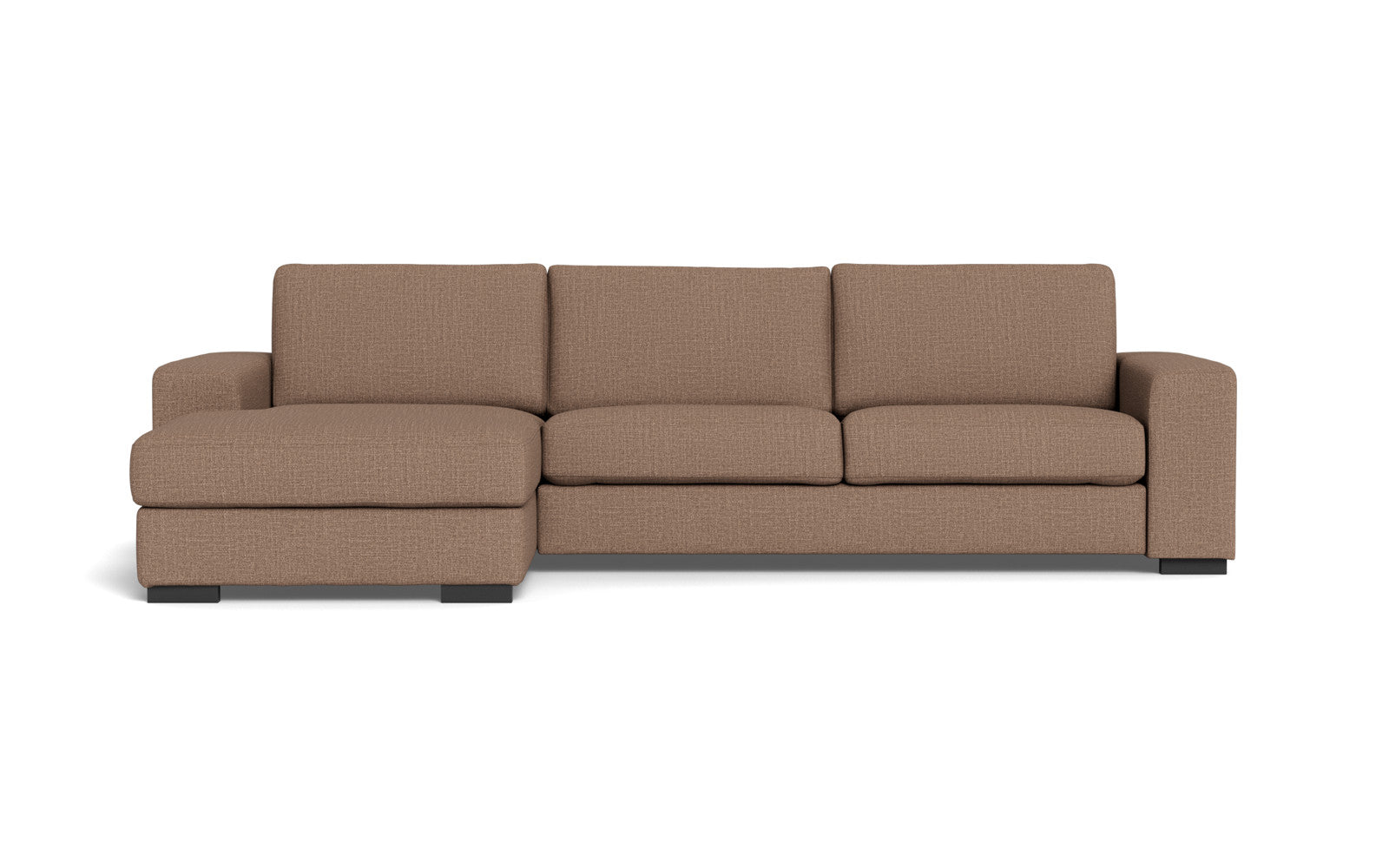 Malmø sofa med chaiselong - Alis (S) - Melbourne stof - Latte 4179, Venstrevendt