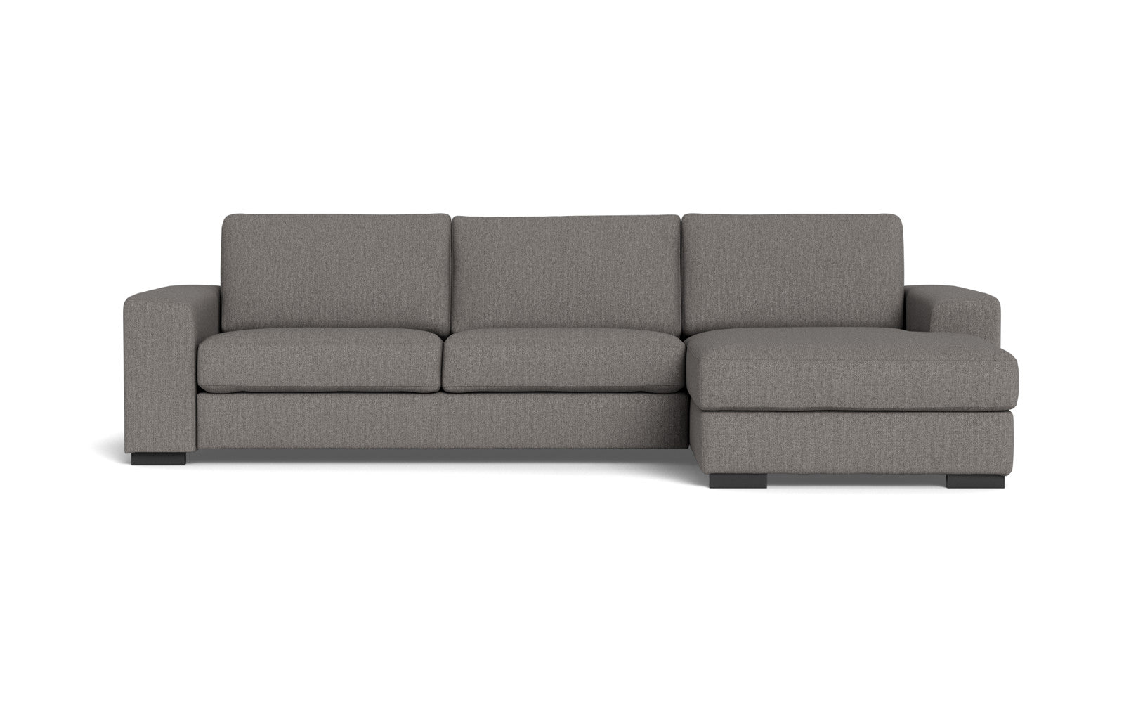 Malmø sofa med chaiselong - Alis (S) - Mito stof - 4295 anthracite, Højrevendt