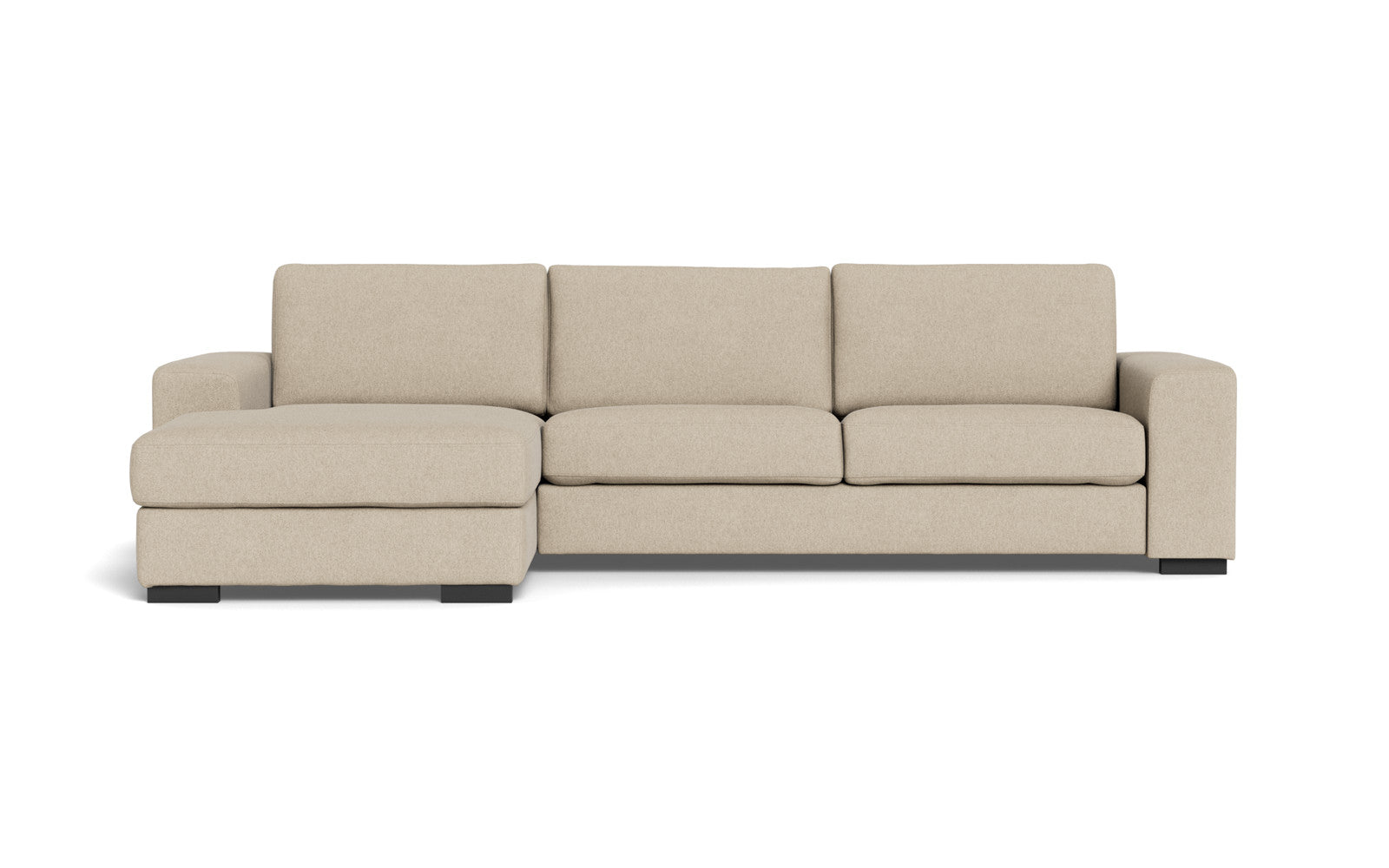 Malmø sofa med chaiselong - Alis (L) - Irma stof - 1612 linen, Venstrevendt