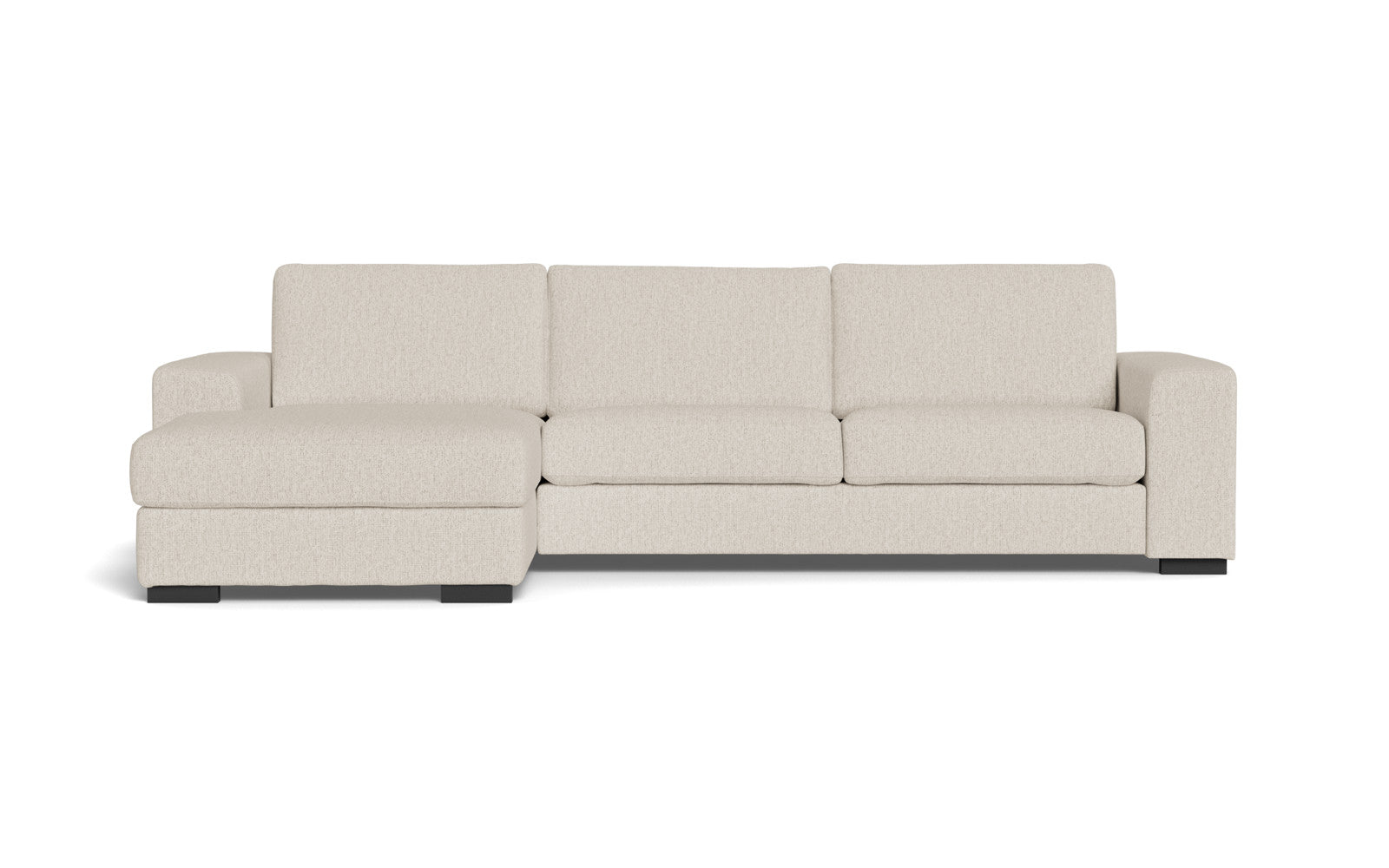 Malmø sofa med chaiselong - Alis (L) - Mito stof - 4298 beige, Venstrevendt