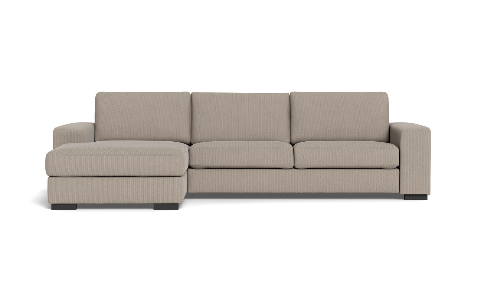Malmø sofa med chaiselong - Alis (L) - Jump fløjl - Beige, Venstrevendt