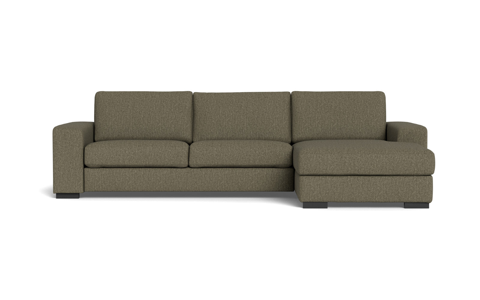 Malmø sofa med chaiselong - Alis (L) - Mito stof - 4300 Hunter, Højrevendt
