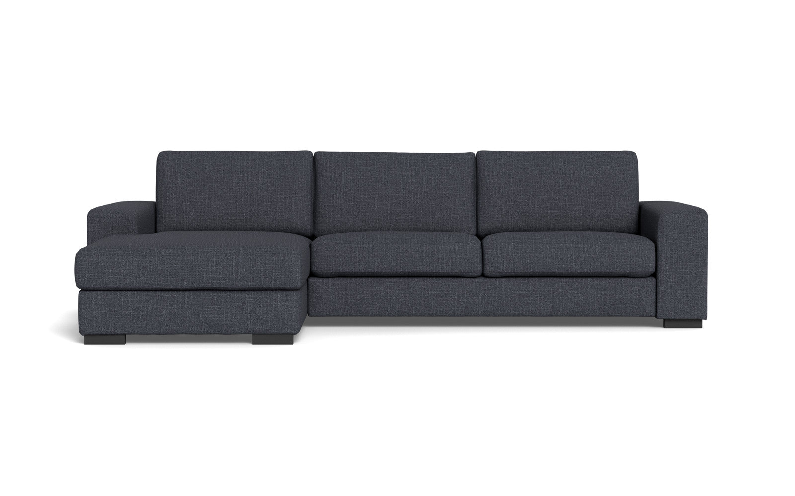 Malmø sofa med chaiselong - Alis (S) - Melbourne stof - Blå 4178, Venstrevendt