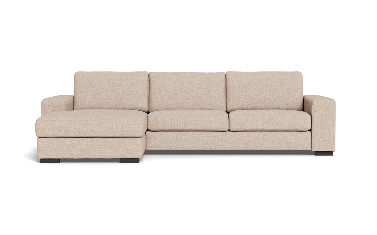 Malmø sofa med chaiselong - Alis (L) - Melbourne stof - Beige 4172, Venstrevendt