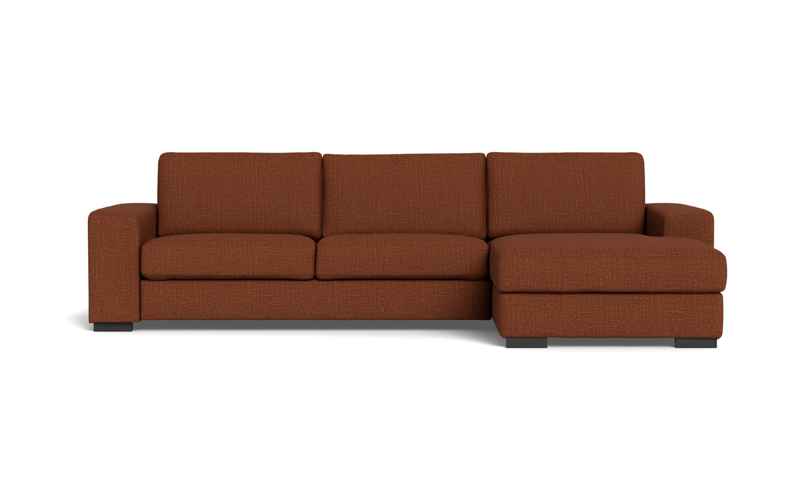 Malmø sofa med chaiselong - Alis (S) - Melbourne stof - Copper 4175, Højrevendt