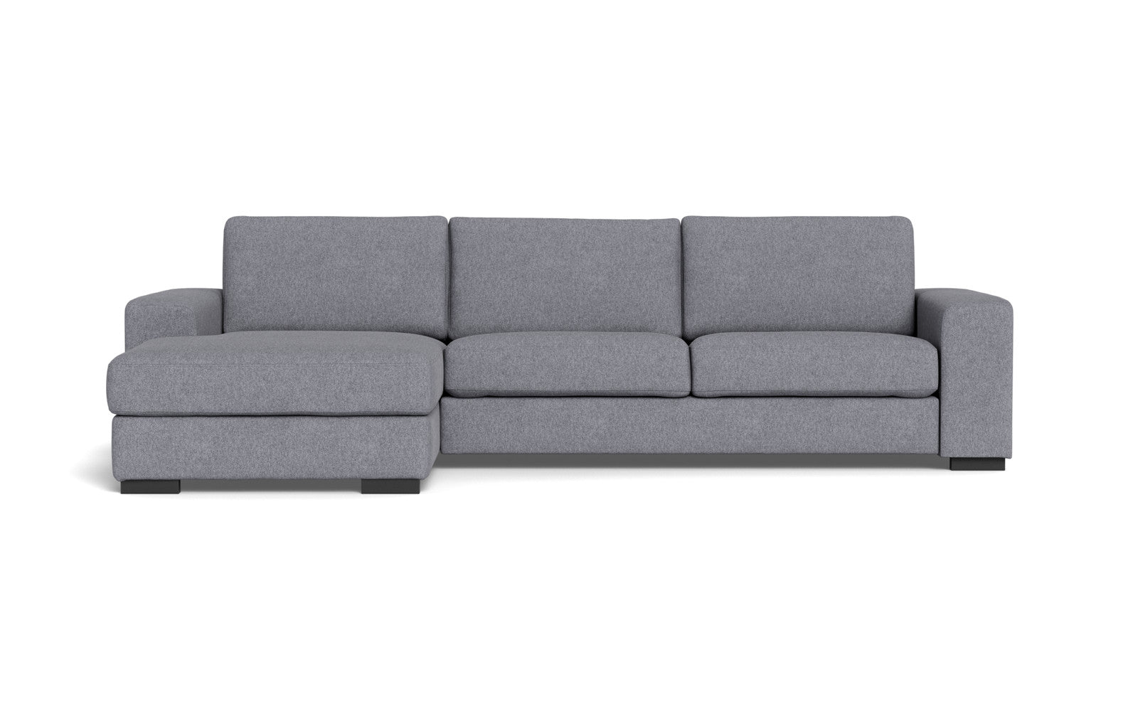 Malmø sofa med chaiselong - Alis (S) - Irma stof - 1615 grey, Venstrevendt