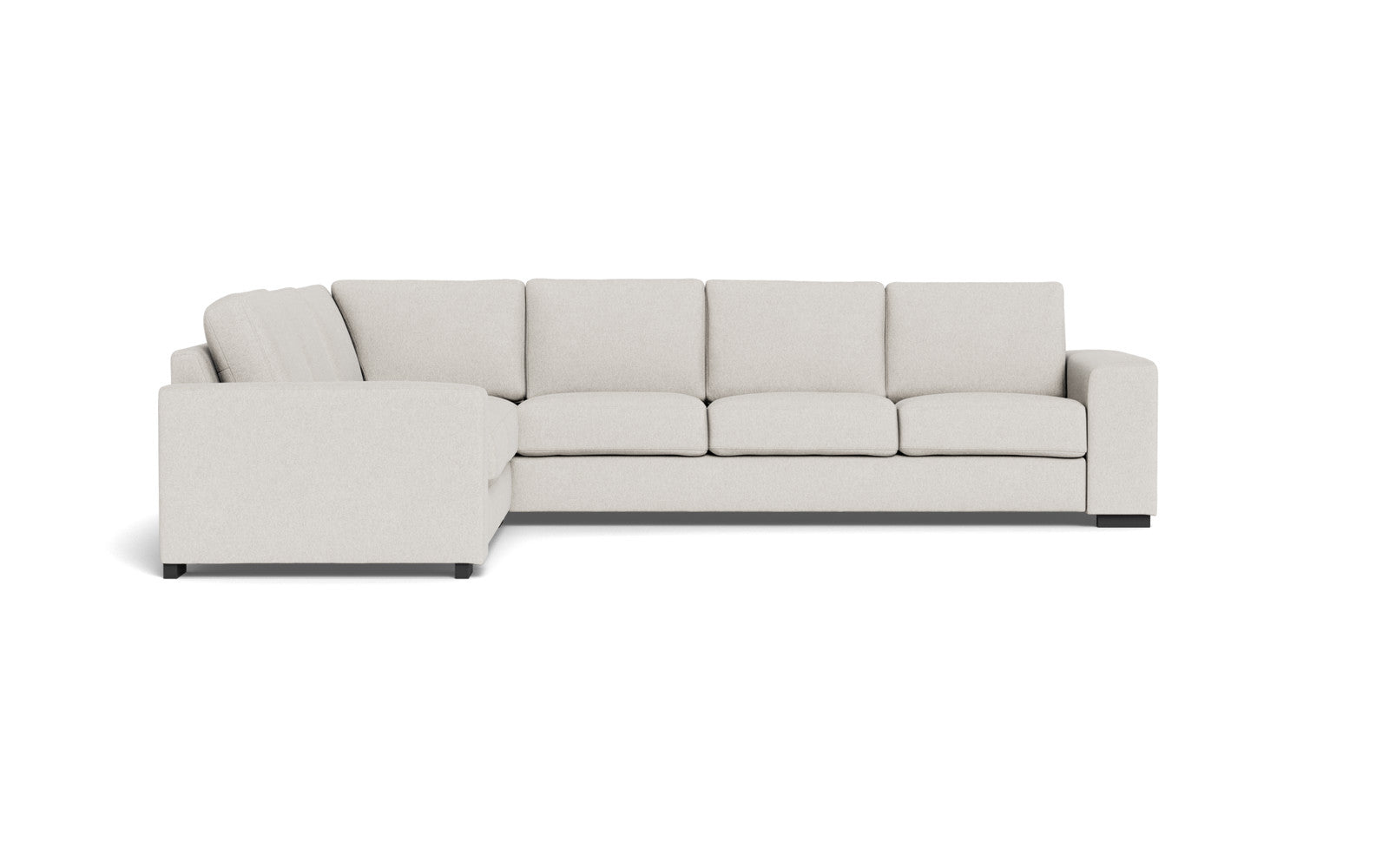 Malmø hjørnesofa - Alis - Irma stof - 1611 White, Højrevendt