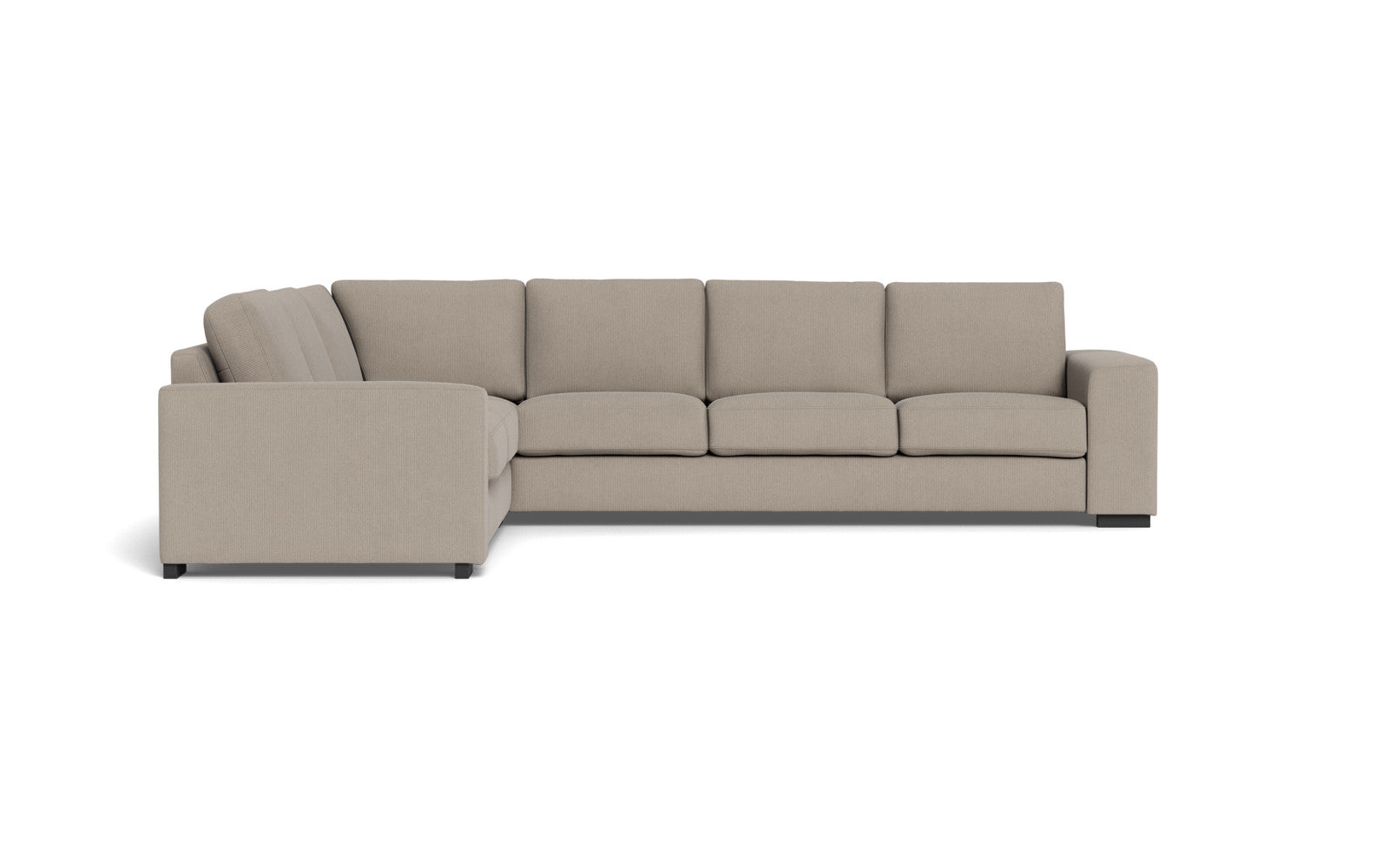 Malmø hjørnesofa - Alis - Jump fløjl - Beige, Højrevendt