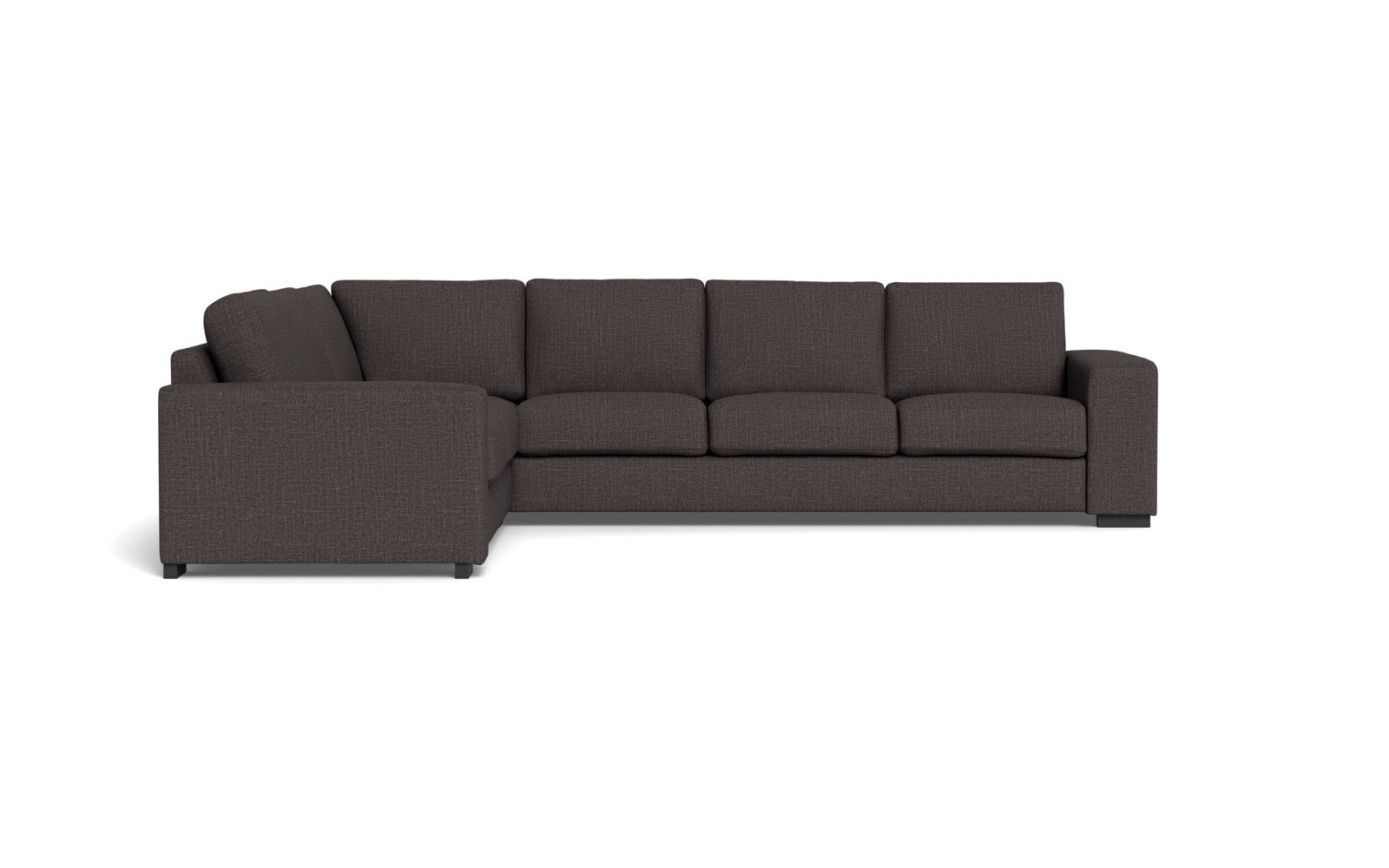 Malmø hjørnesofa - Alis - Melbourne stof - Anthracite 4180, Højrevendt