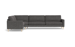 Symfoni 2018 hjørnesofa - armlæn 6 - Chronotex stof - Graphite