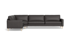Symfoni 2018 hjørnesofa - armlæn 6 - Soleda læder - Dark Brown