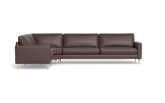 Symfoni 2018 hjørnesofa - armlæn 6 - Anilux læder - Dark Brown