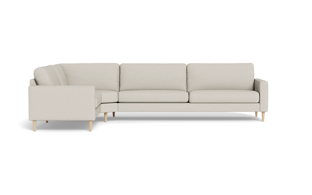 Symfoni 2018 hjørnesofa - armlæn 6 - Idaho stof - Light grey