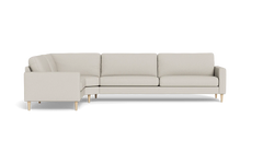 Symfoni 2018 hjørnesofa - armlæn 6 - Idaho stof - Light grey