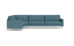 Symfoni 2018 hjørnesofa - armlæn 6 - New Ocean stof - Dark turquise
