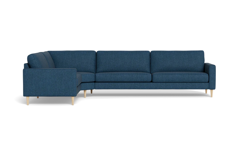 Symfoni 2018 hjørnesofa - armlæn 6 - Vila stof - Dark Blue