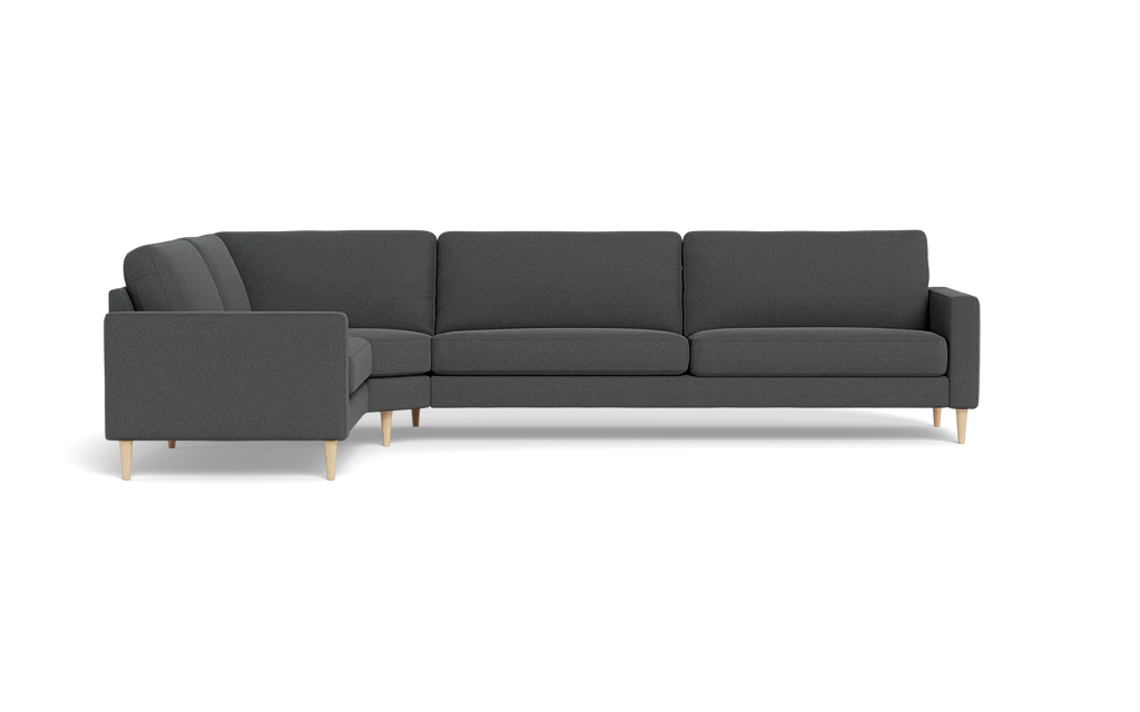 Symfoni 2018 hjørnesofa - armlæn 6 - Bloq stof - Grey