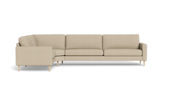 Symfoni 2018 hjørnesofa - armlæn 6 - Brego stof - Beige