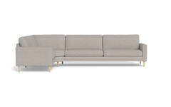 Symfoni 2018 hjørnesofa - armlæn 6 - Chronotex stof - Light Grey