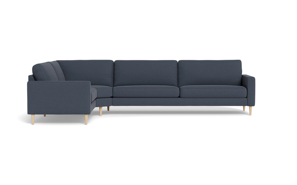 Symfoni 2018 hjørnesofa - armlæn 6 - Bloq stof - Dark Blue
