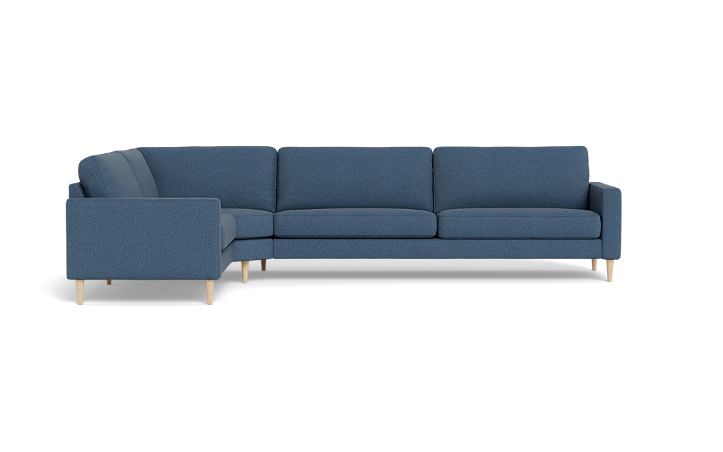 Symfoni 2018 hjørnesofa - armlæn 6 - Brego stof - Dark Blue