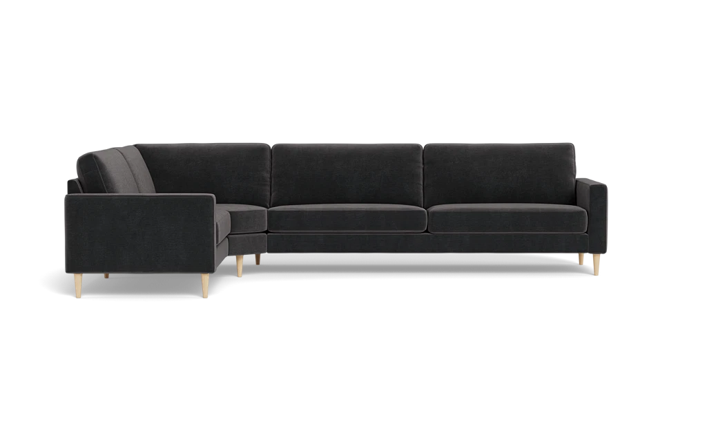 Symfoni 2018 hjørnesofa - armlæn 6 - Adore velour - Anthracite