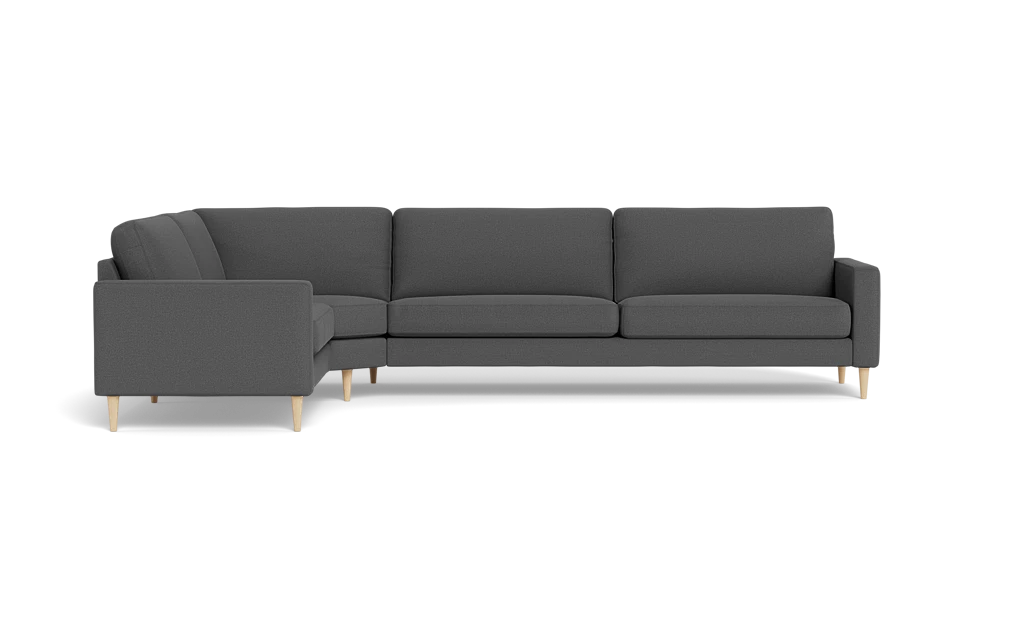 Symfoni 2018 hjørnesofa - armlæn 6 - New Ocean stof - Graphite