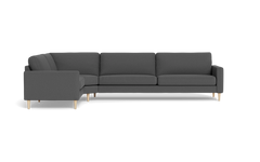 Symfoni 2018 hjørnesofa - armlæn 6 - New Ocean stof - Graphite
