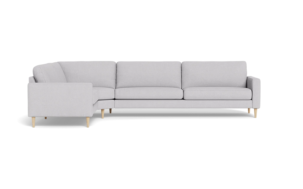 Symfoni 2018 hjørnesofa - armlæn 6 - Rebel stof - Light Grey