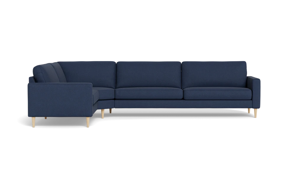 Symfoni 2018 hjørnesofa - armlæn 6 - Rebel stof - Indigo