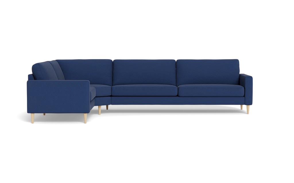 Symfoni 2018 hjørnesofa - armlæn 6 - New Ocean stof - Dark blue