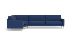 Symfoni 2018 hjørnesofa - armlæn 6 - New Ocean stof - Dark blue