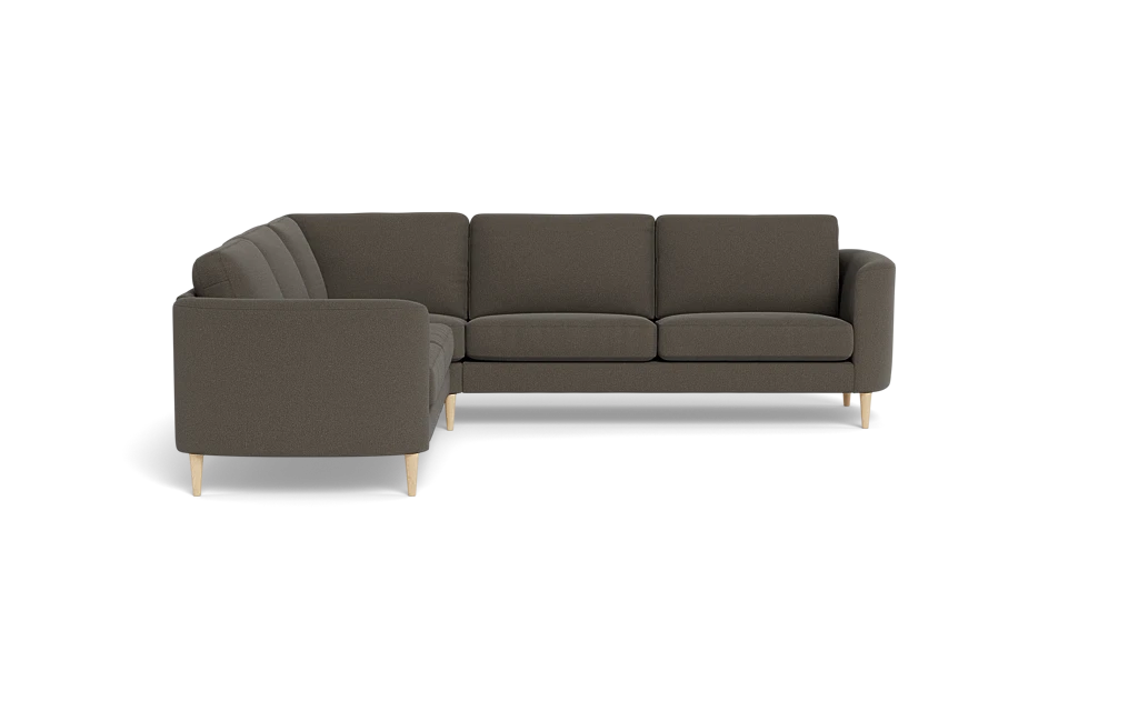 Symfoni 2018 hjørnesofa - armlæn 19 - Bloq stof - Brown