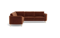 Symfoni 2018 hjørnesofa - armlæn 19 - Adore velour - Copper
